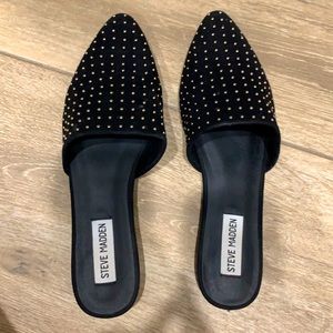 Steve Madden studded mules